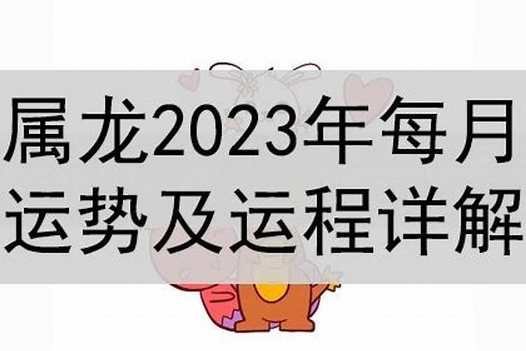 属龙每月运势及运程