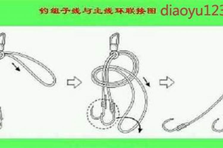 大物子线连接八字环最牢固的方法