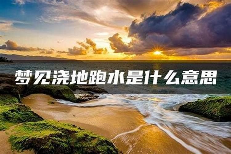 梦见水是什么意思梦到浇地了好不好