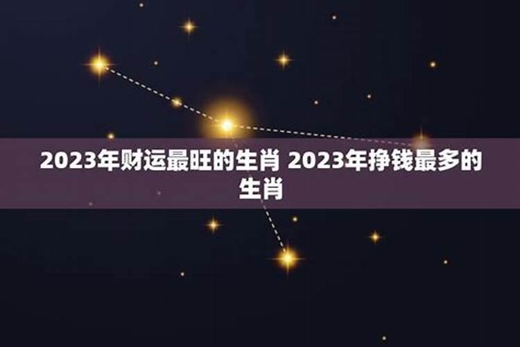 2023年最赚钱的星座