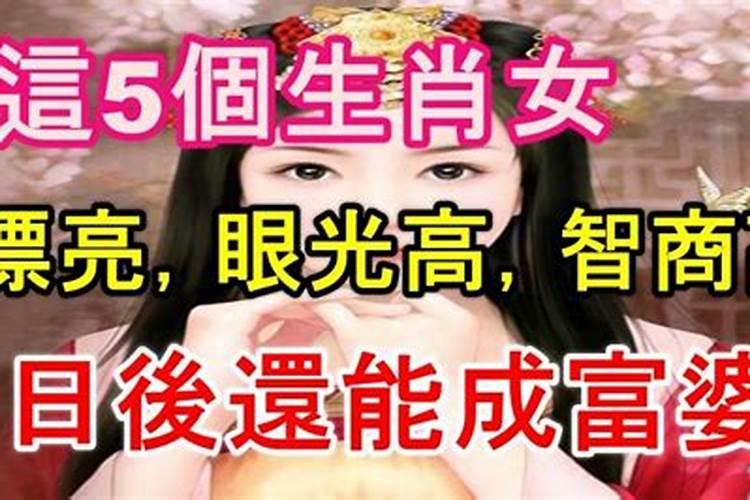 眼光高的生肖女