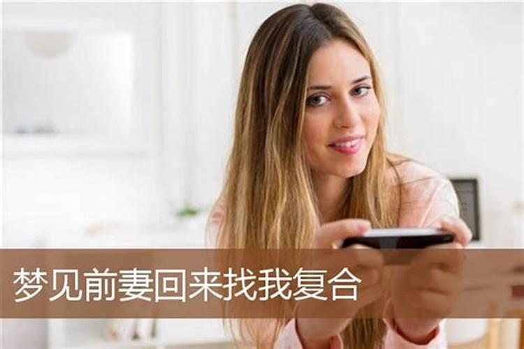 梦见前妻找我复合是什么意思