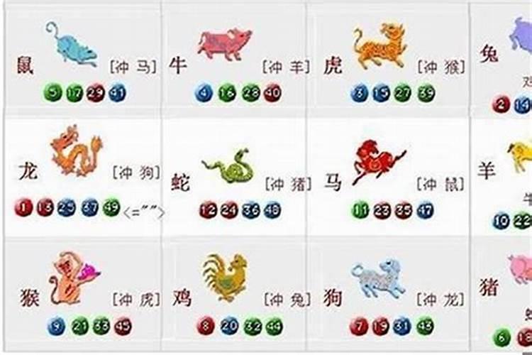 十二生肖的12个字