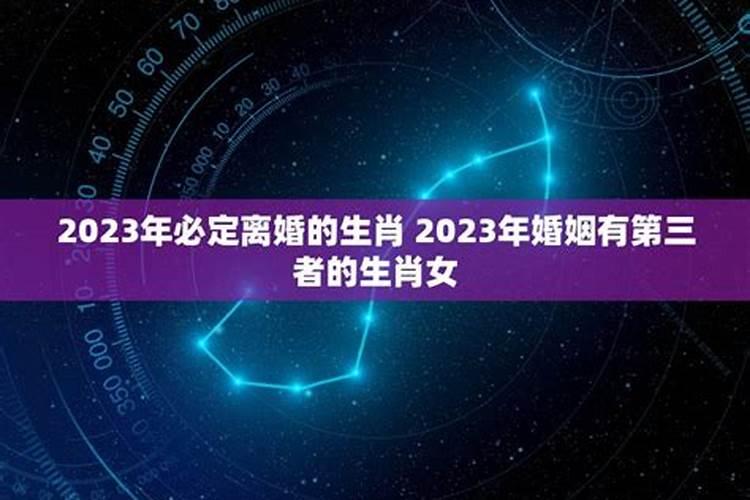 2023年婚姻有第三者的生肖女