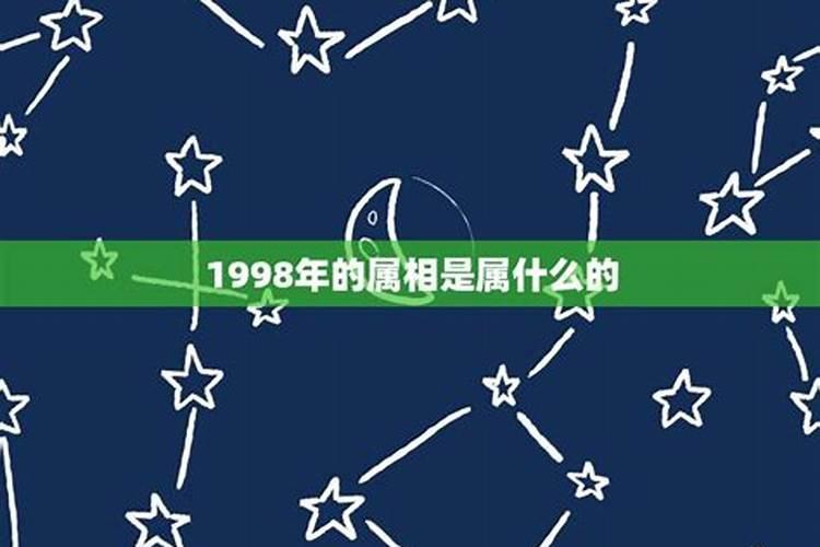 1998年是哪个属相