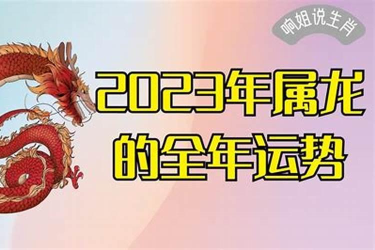 2023属龙人全年运势