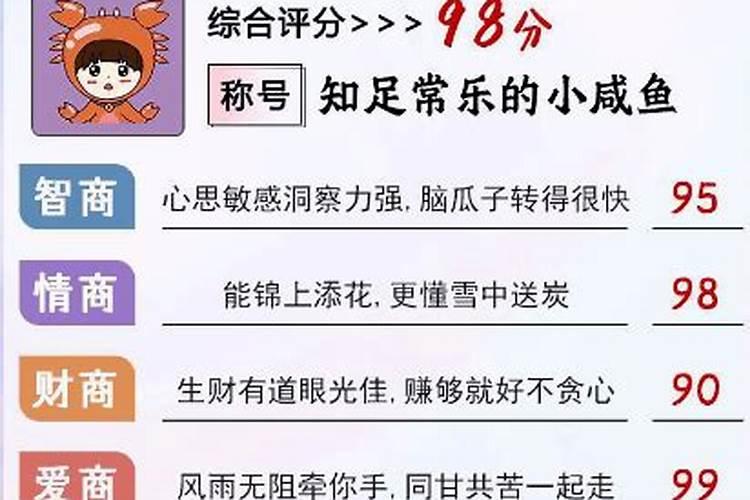 巨蟹座情商高吗女生