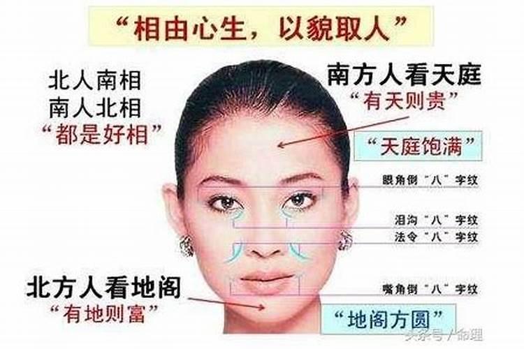 女人脸上可以看出婚姻不顺