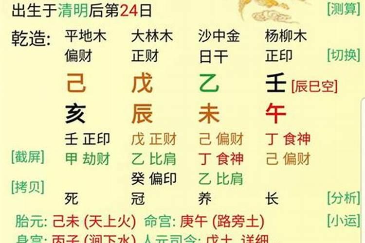 八字排盘宝怎么解释