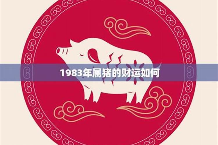 1983属猪的运势如何