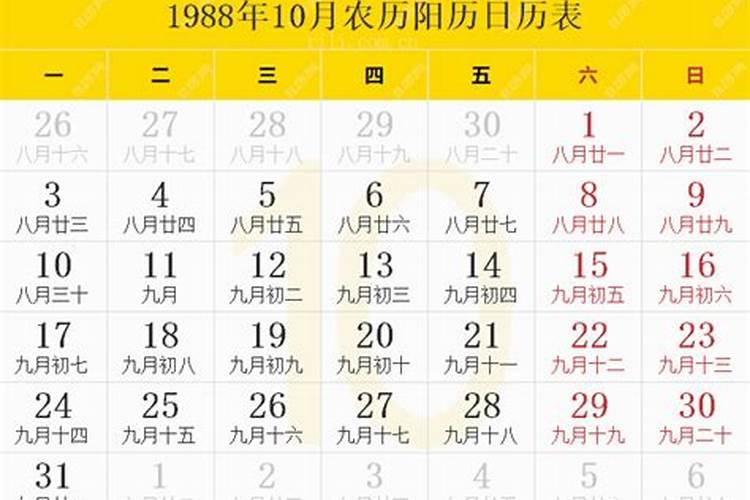 1988年什么时候立春农历