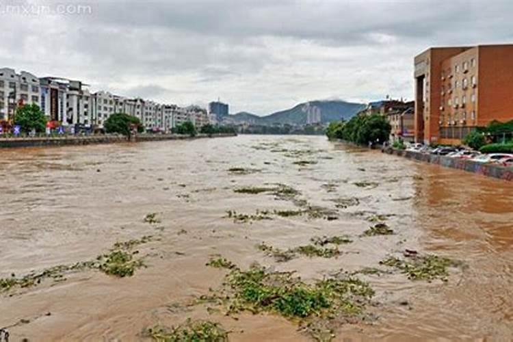 梦到下大雨发大水是什么意思