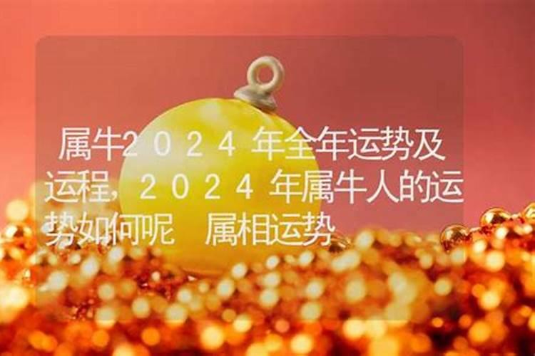 2024年属牛的全年运势如何