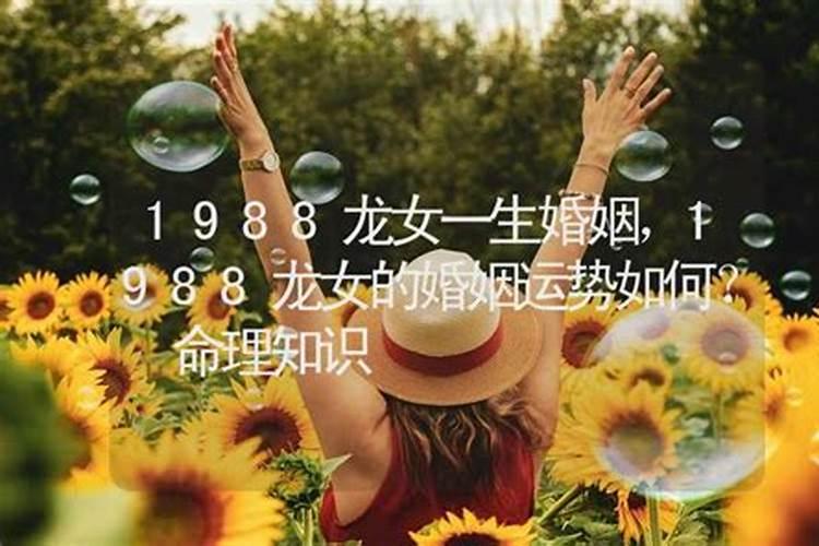 1988年龙女的婚姻运势