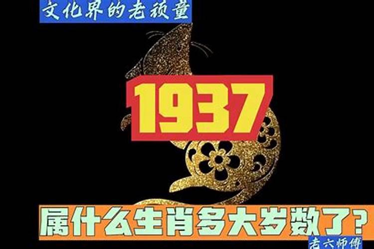 1937年是属什么生肖属相的