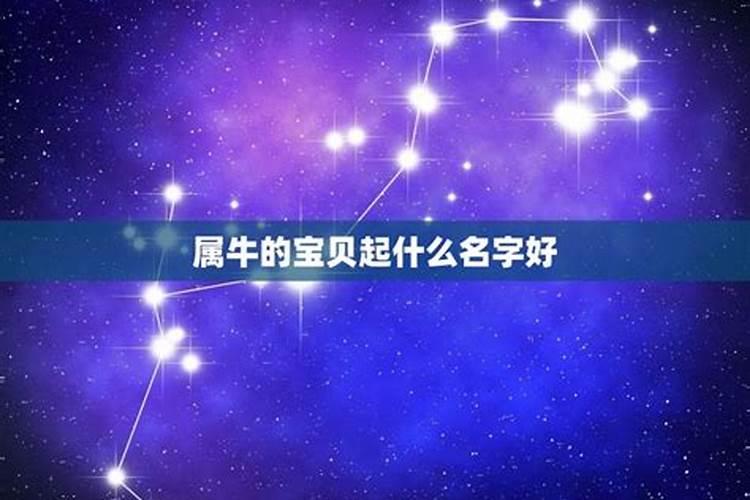 属牛的宝宝适合取什么样的名字