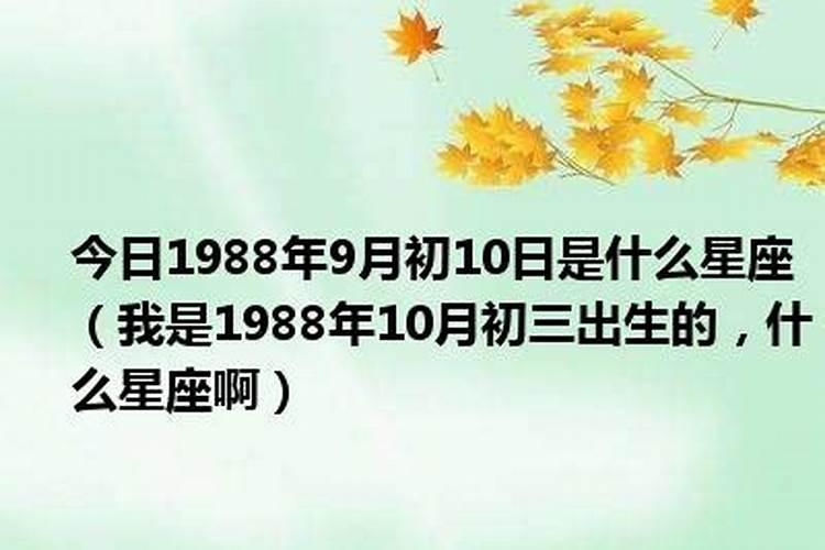 1988年11月初九八字