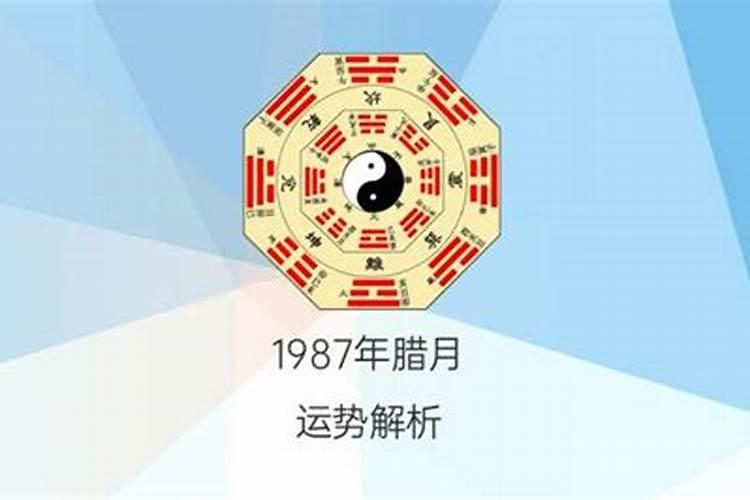 1987年阴历五月初七男今年运势