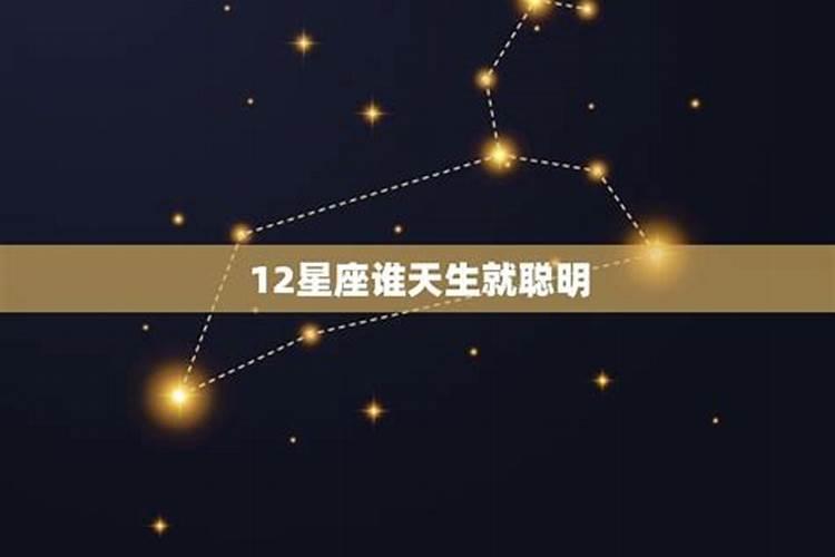 12星座之天生就聪明的五大星座