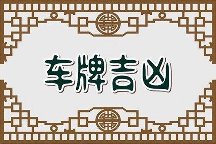 怎么根据生辰八字选车牌