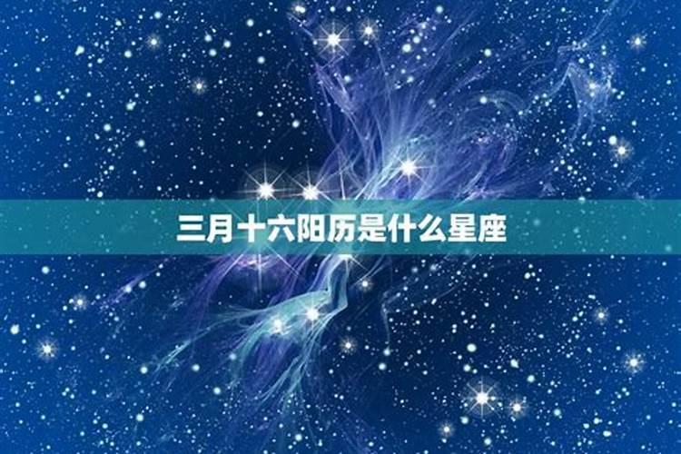 阳历三月十五是啥星座