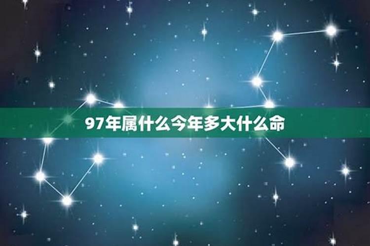 97年属什么生肖多少岁1月25日出生