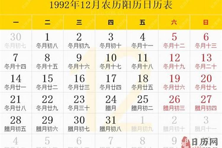 1992年12月21日八字算命