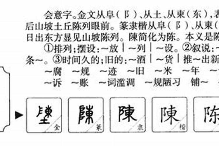 陈字的五行属什么属性