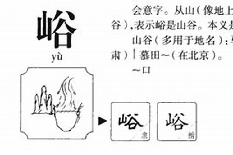 峪字五行属什么的