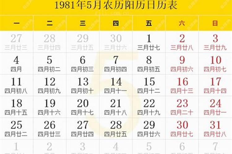 1981年农历4月28日命运