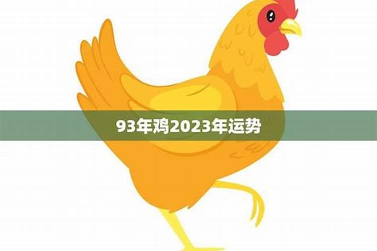 最准确93年鸡男2023年运势