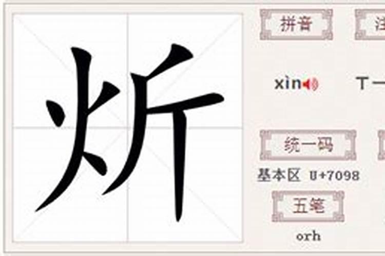 炘字五行属什么,名字里寓意是什么