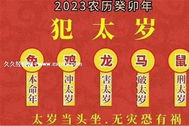 2023兔年犯太岁生肖属相