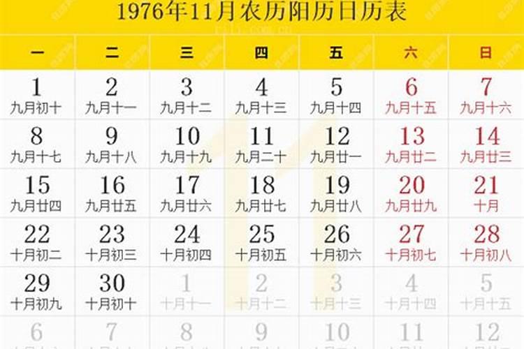 1976年11月16日阴历生日算命