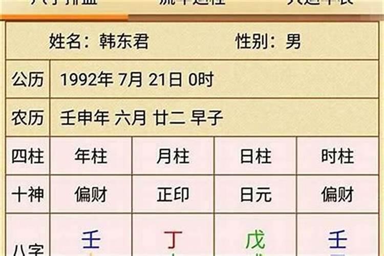 八字为比肩格