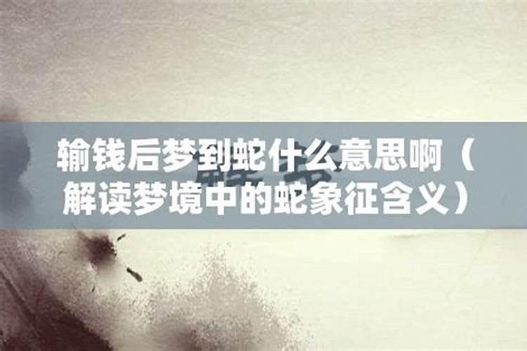 梦见自己输了比赛什么意思