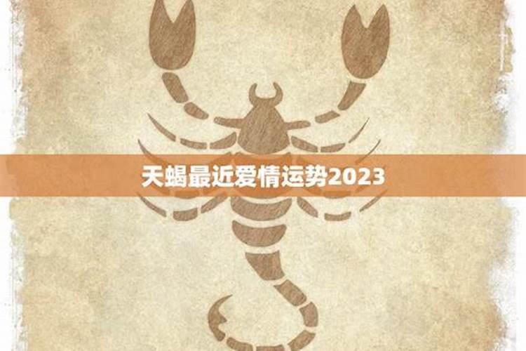 2023天蝎座婚姻分析感情走向