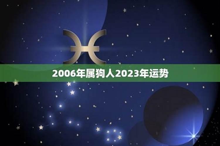 2006年属狗人的运势