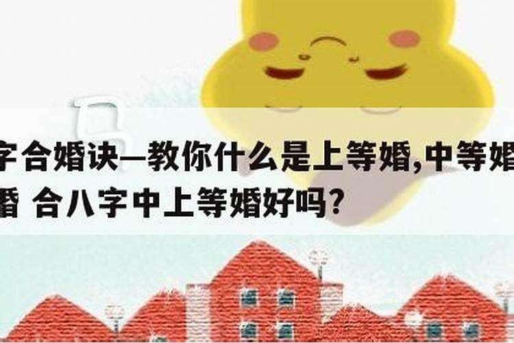 八字合婚上等婚好不好