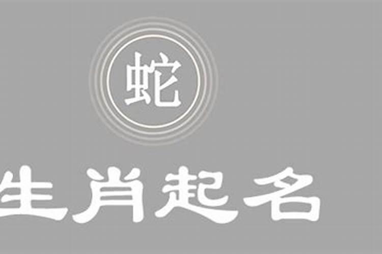 属蛇人名字宜.用什么字