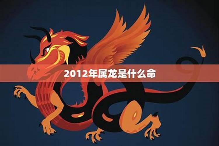 2012年属龙五行属什么