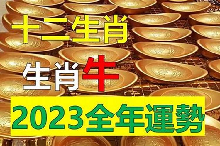 牛2023年运势及运程