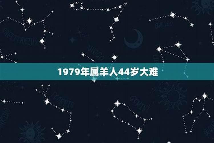 2023年属羊1979年44岁走大运