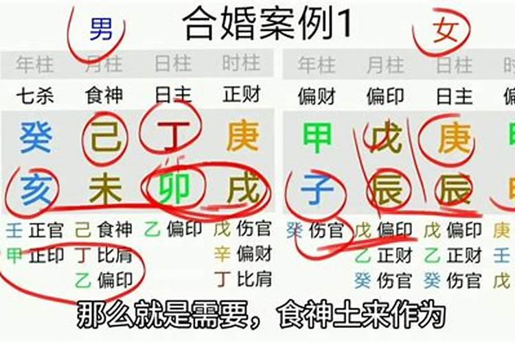 夫妻八字合婚案例