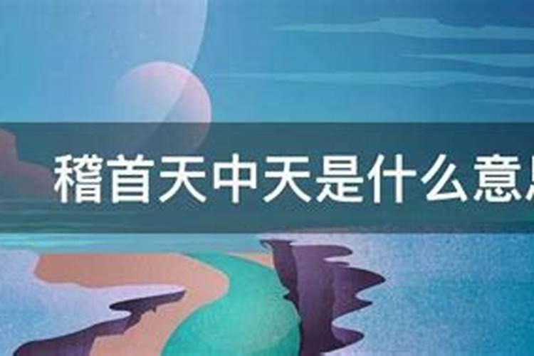 中天星座是什么意思