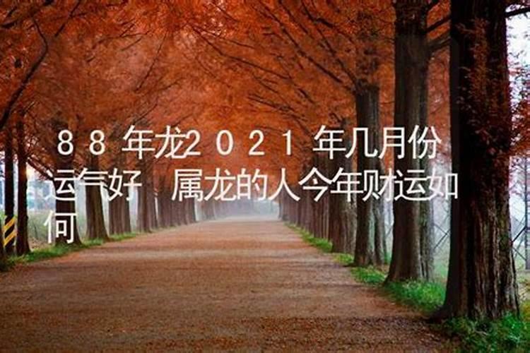 2021年属龙的几月份财运好呢