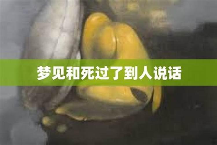 梦见已经死了的朋友和我说话什么意思