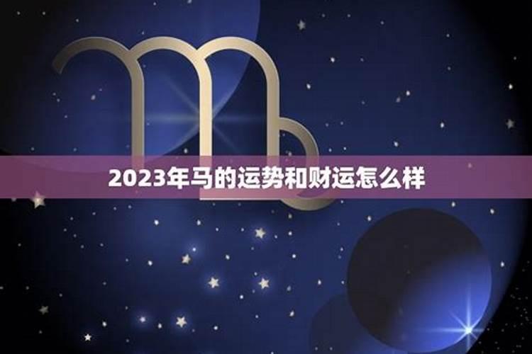 属马的人在2023年运势