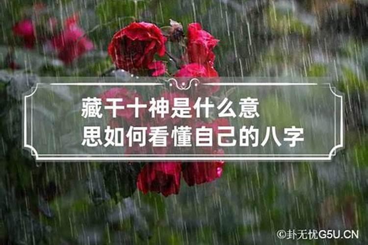 批八字得出十神有什么用