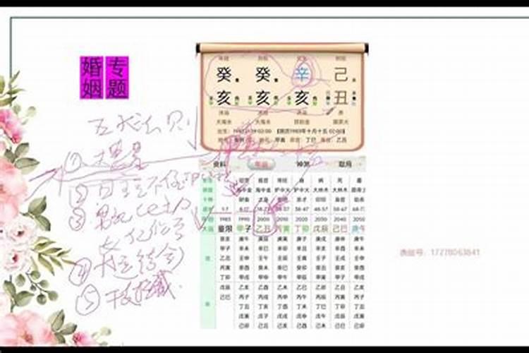 四柱八字婚姻预测